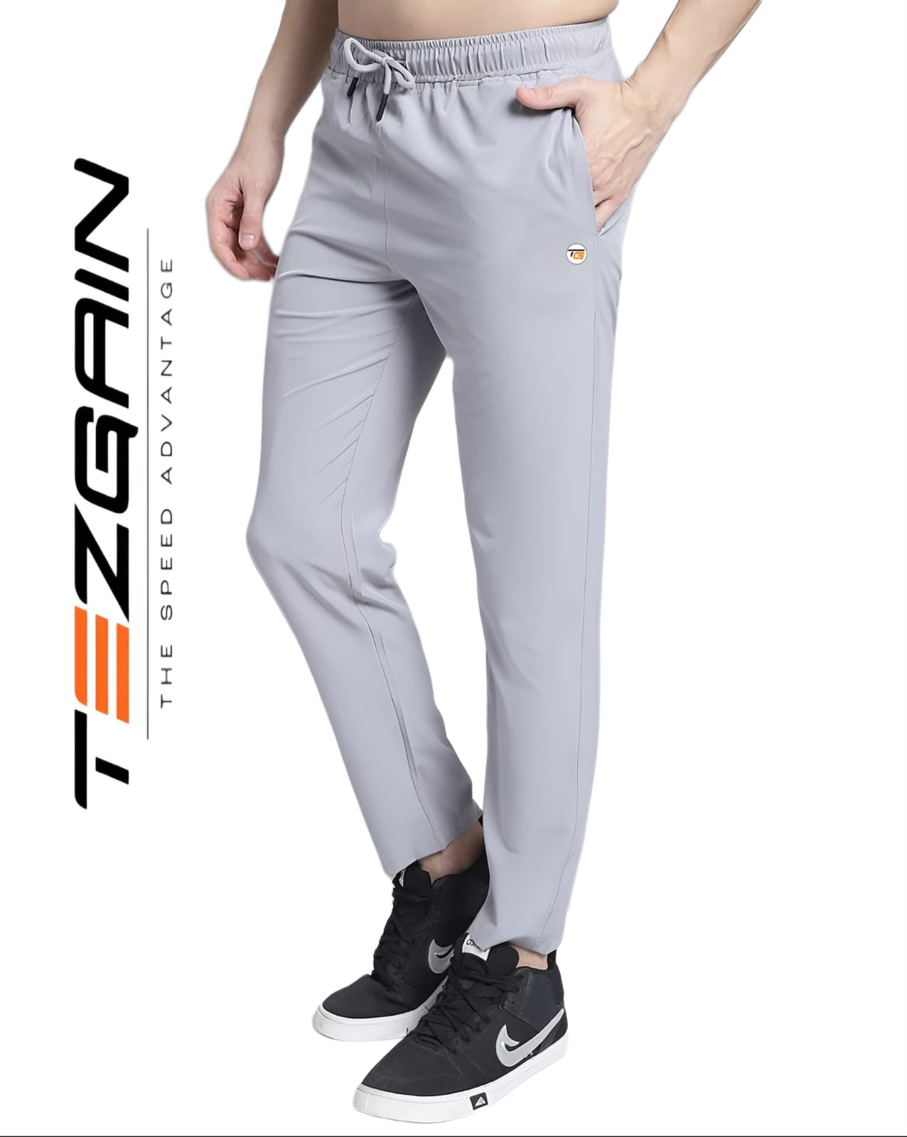 Tazgain men track pants-gray