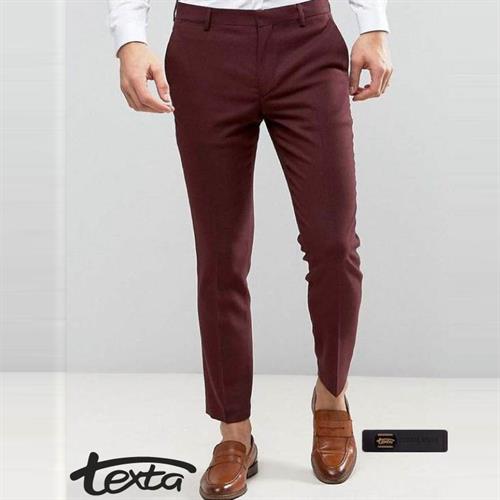 Mans chinos -maroon