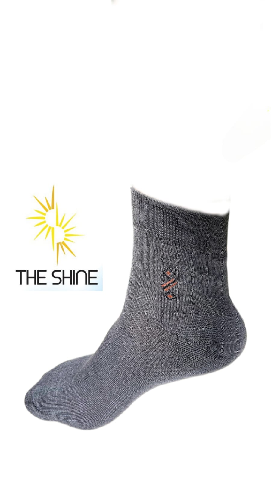 THE SHINE-GRAY SOCKS